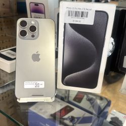 iPhone 15 Pro Max 1 TB Natural / Warranty/ Payment Available 