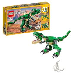 Lego Creator Mighty Dinosaurs Toy, 3 in 1 Model, T. rex, Triceratops and Pterodactyl Dinosaur Figures - complete & built!