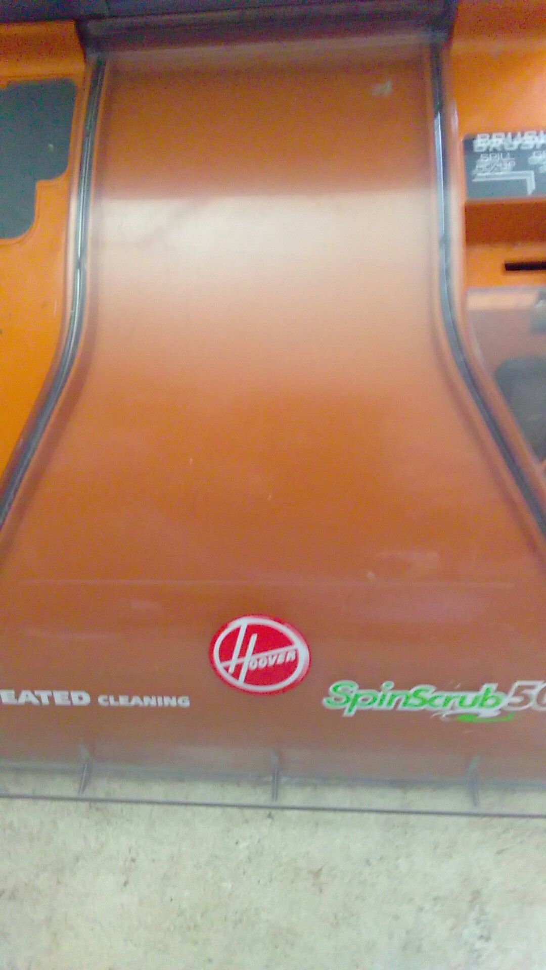 Hoover heated cleaning SpinScrub 50 2 tank system carpet cleaner