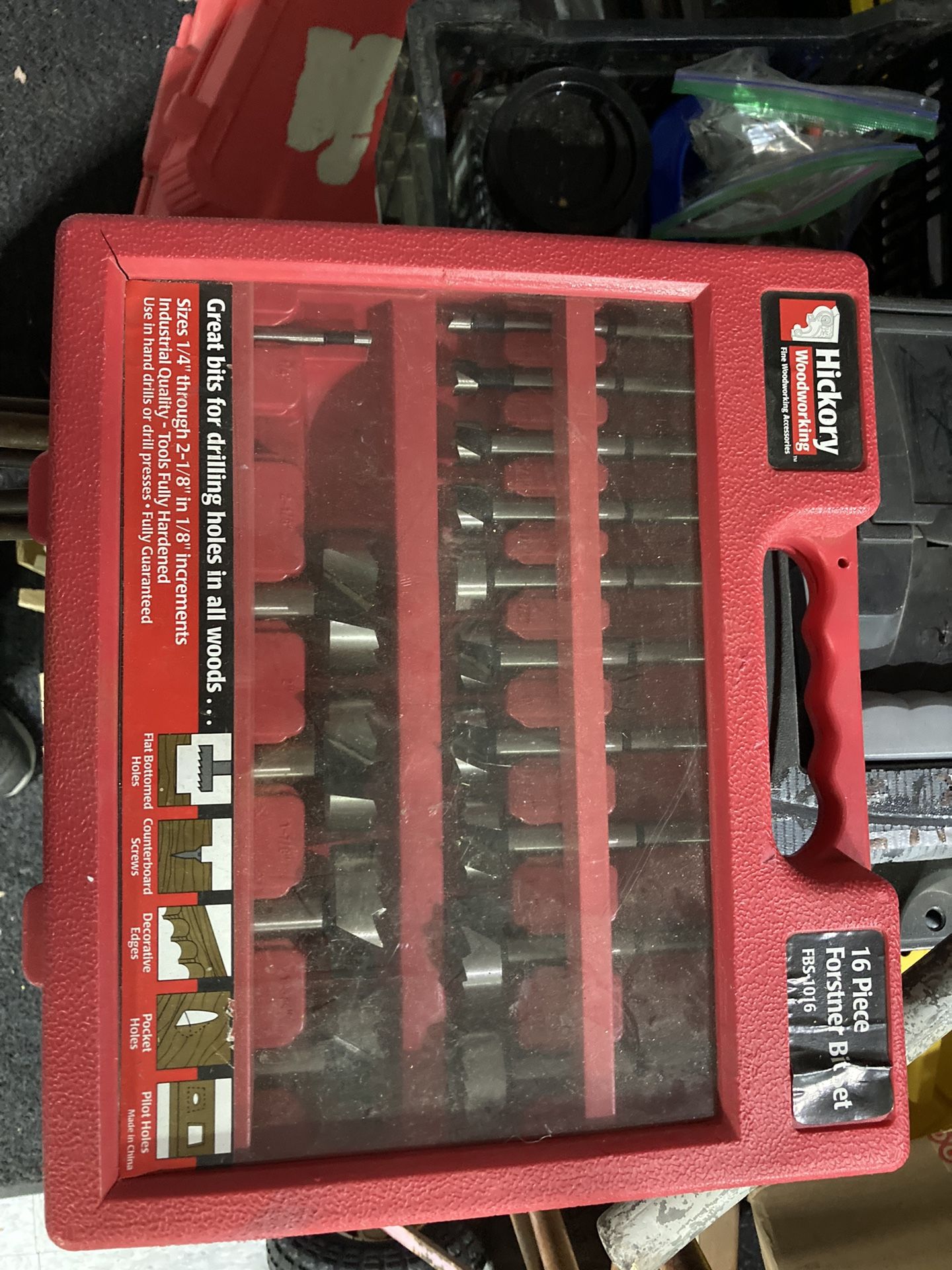 16 Piece Drillbit Set
