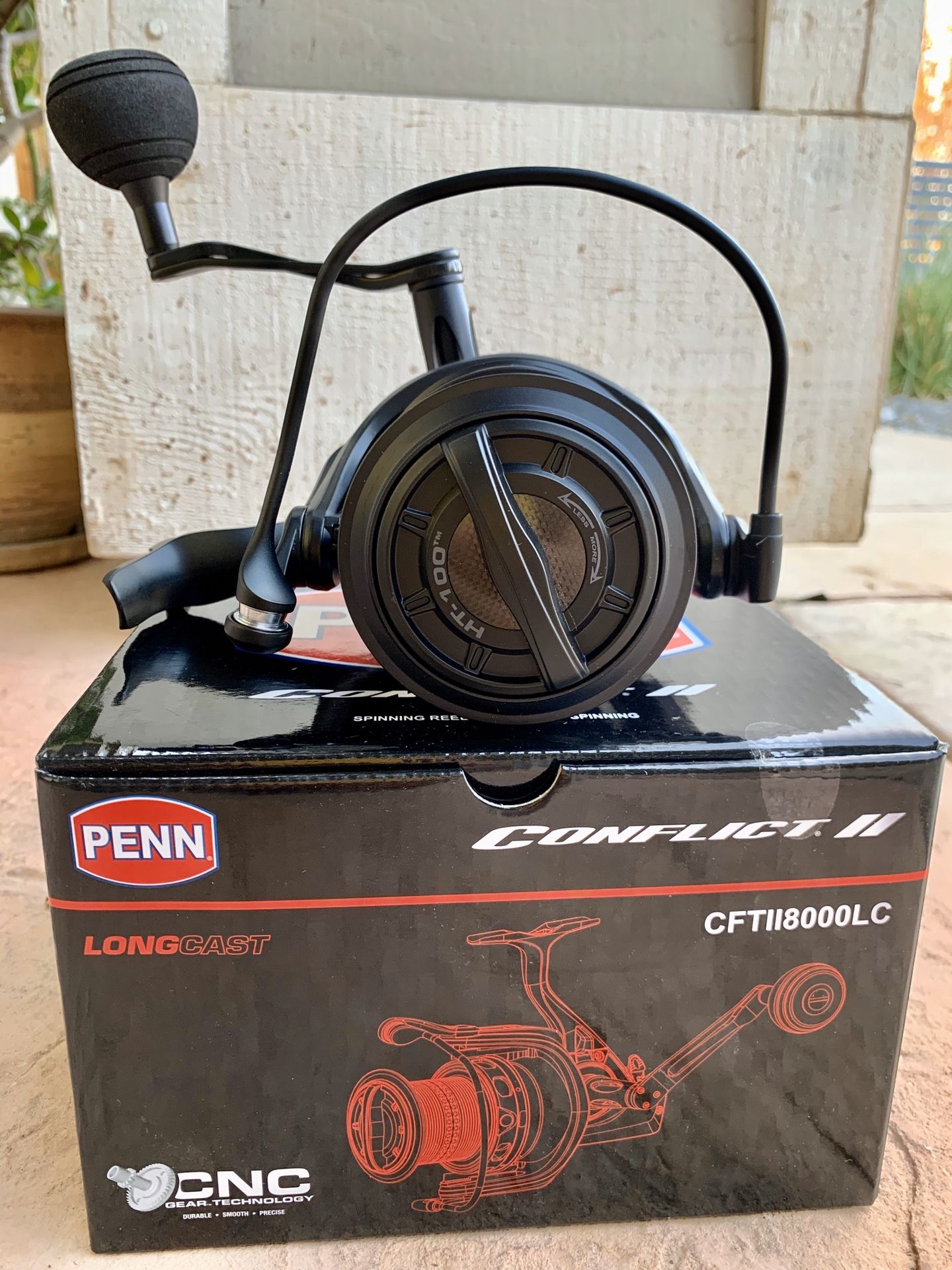 Brand New Fishing Reel. Penn Conflict ll 8000LC