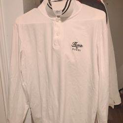 FLORA BY GUCCI WHITE LONG SLEEVE SHIRT!!! RARE!!!