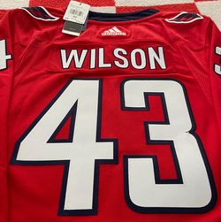 Authentic Adidas Washington Capitals Wilson Jersey Sz 46