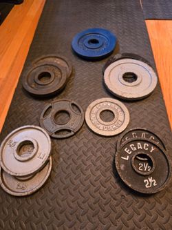 Spare 2.5lb and 5lb Olympic Weight Plates