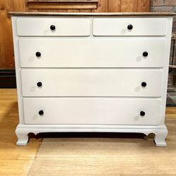 5 Drawer Gray Dresser 