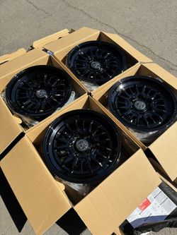 Brand New 17” Black Rhino “TALEO” Off-Road Wheels 6Lug 6x139 (6x5.5) Trucks and SUVs 17x8.5 +10 ET