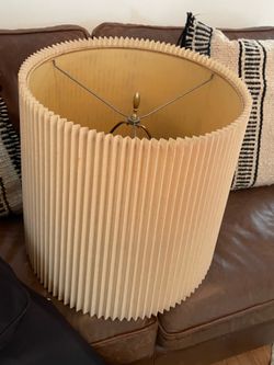 Large vintage lamp shade