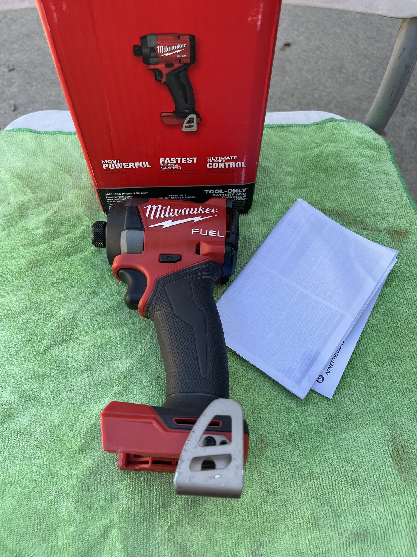 Milwaukee M18 Fuel 1/4 Hex Impact Driver (tool Only)