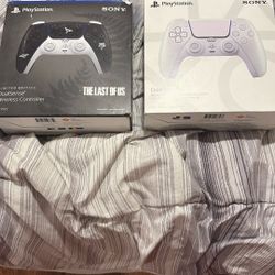 Ps5 Controller The Last Of Us And Regular White Controller Brand New Still In The Box 