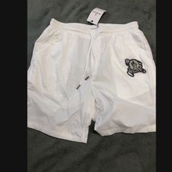 White Moncler Shorts.      S,m,l,xl