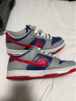 Nike Dunk Low ‘Samba’ Grey Red Blue SIZE 10 US