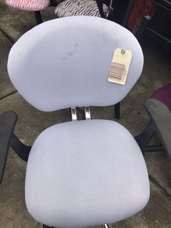Silver Colored Office Chair