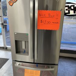GE Refrigerators Stainless Steel French Doors Chest Freezer Brand New In The Box $1200 Each
