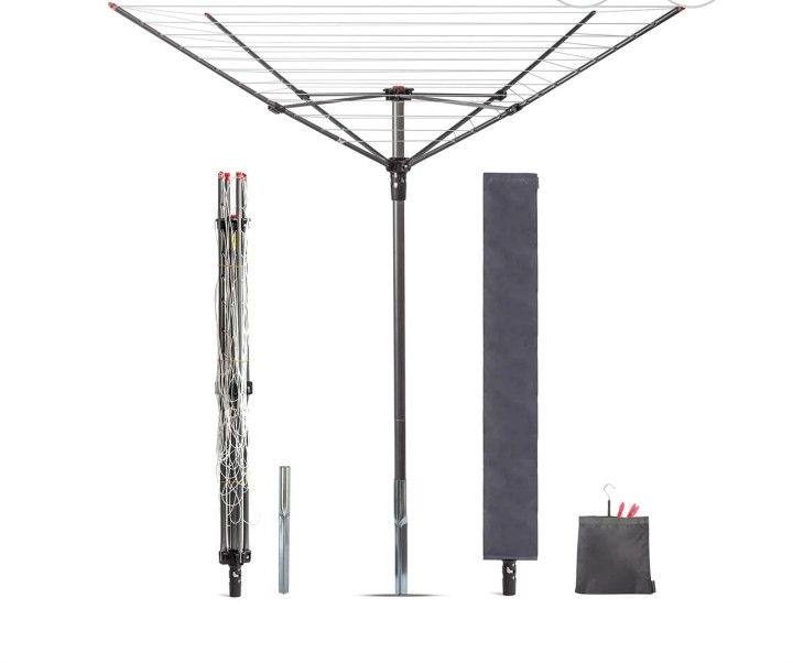 STORAGE MANIAC UMBRELLA DRYING RACK 69"D X 69"W X 87.2" H