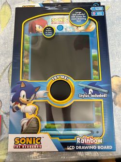 Sonic the Hedgehog Rainbow LCD Drawing Board