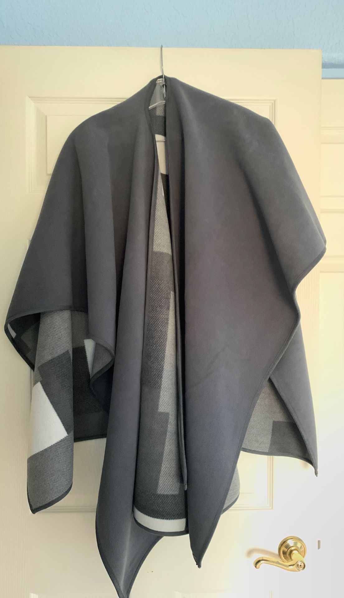 Reversible Fleece Shawl