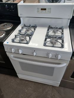 GE white gas stove 4 burner