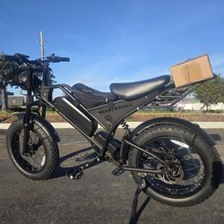 Brand New Electric Bike 31mph,20inch Fat Tire,with Riding Bag And Rack