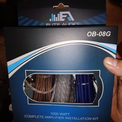 Elite Audio 8 Gauge Amp Kit Brand New In The Box