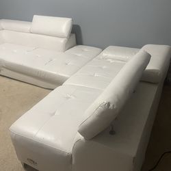 White sectional Sofa