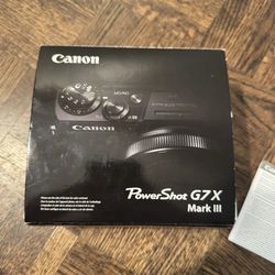 Canon G7X Powershot Mark III