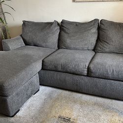Gray Sectional – Clean, Comfortable OBO