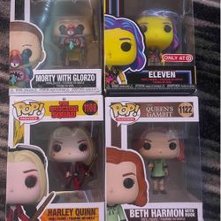 Four Random Funko Pops