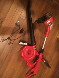 20v lithium ion black and decker leaf blower and weedeater