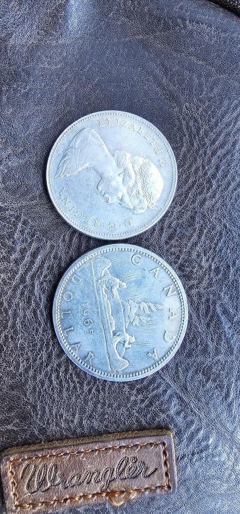 Canada Dollar 1965 Silver Rounds