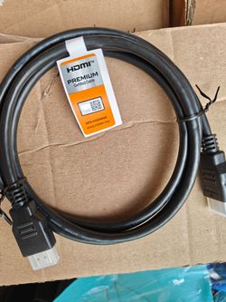 Premium Certified HDMI Cable with Ethernet 6 feet