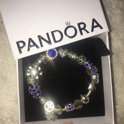 Dark Blue Pandora Bracelet 