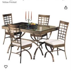Glass Dining Room Table -chairs Not Included