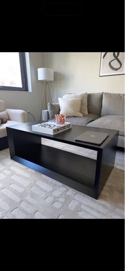 Black coffee table
