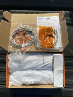 Point to Point Starlink Internet Outdoor Long Range Transmission for Gen 3 Router, Starlink WiFi Extender, 100Mbps 5.8GHz 3KM with 16dBi High Gain Ant