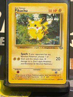 Pikachu Pokemon TCG (1999) 60/64 Red Cheeks (1)