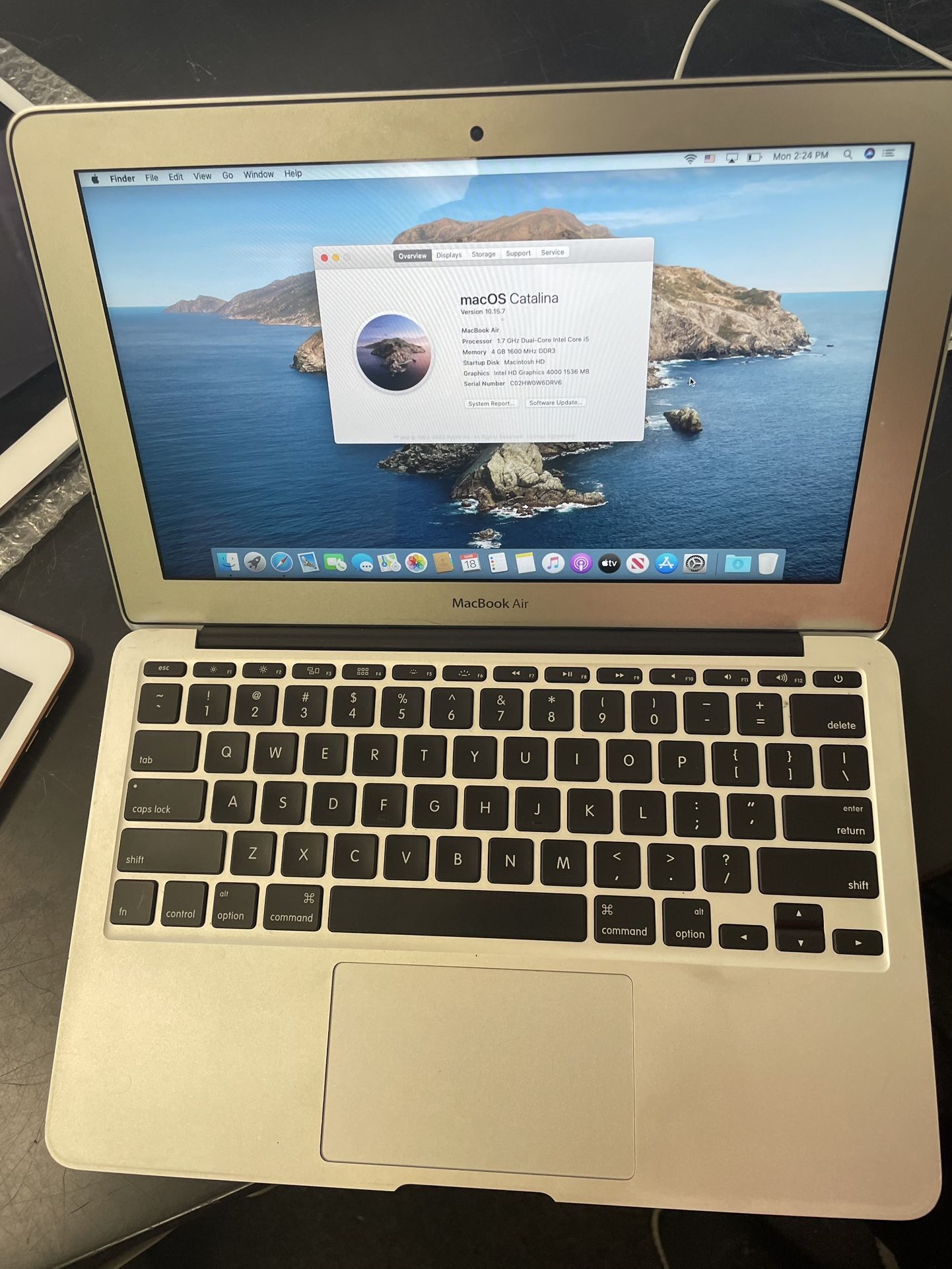 2015 Apple MacBook Air intel Core i5 Fully Tested Working