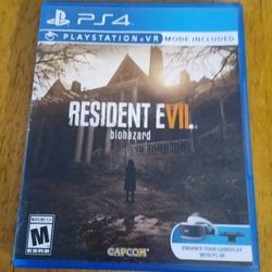 Resident Evil Biohazard PS4