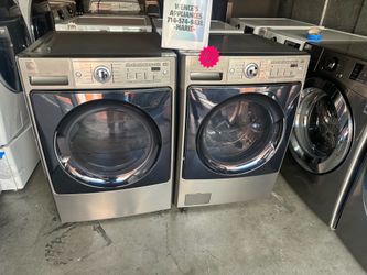 KENMORE ELITE FRONT LOAD WASHER AND GAS DRYER SET