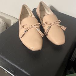 Calzado De Mujer Zara Tacón Bajo Rosa