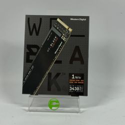 New Western Digital WD M2 2280 Black SN750 1TB PCle Gen 3x4 SSD WDBRPG0010BNC