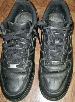 Low Top Black Air Force 1s Size 11 Men