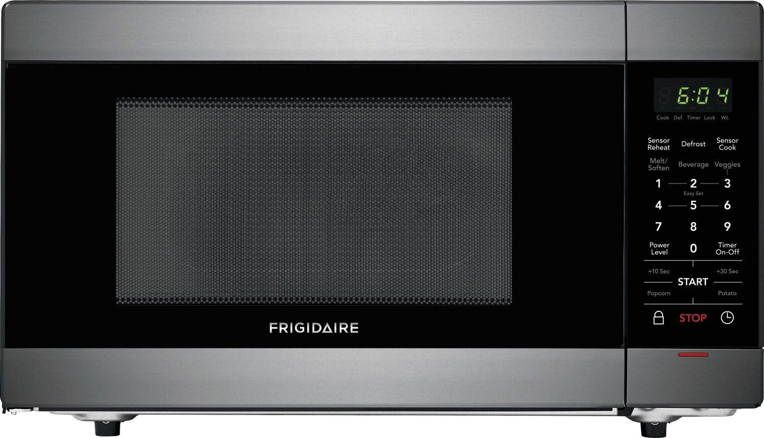 Frigidaire, 1.4 cu. ft. Black Stainless Steel Countertop Microwave Oven