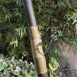 Green/black Blank Old School Fishing Rod 