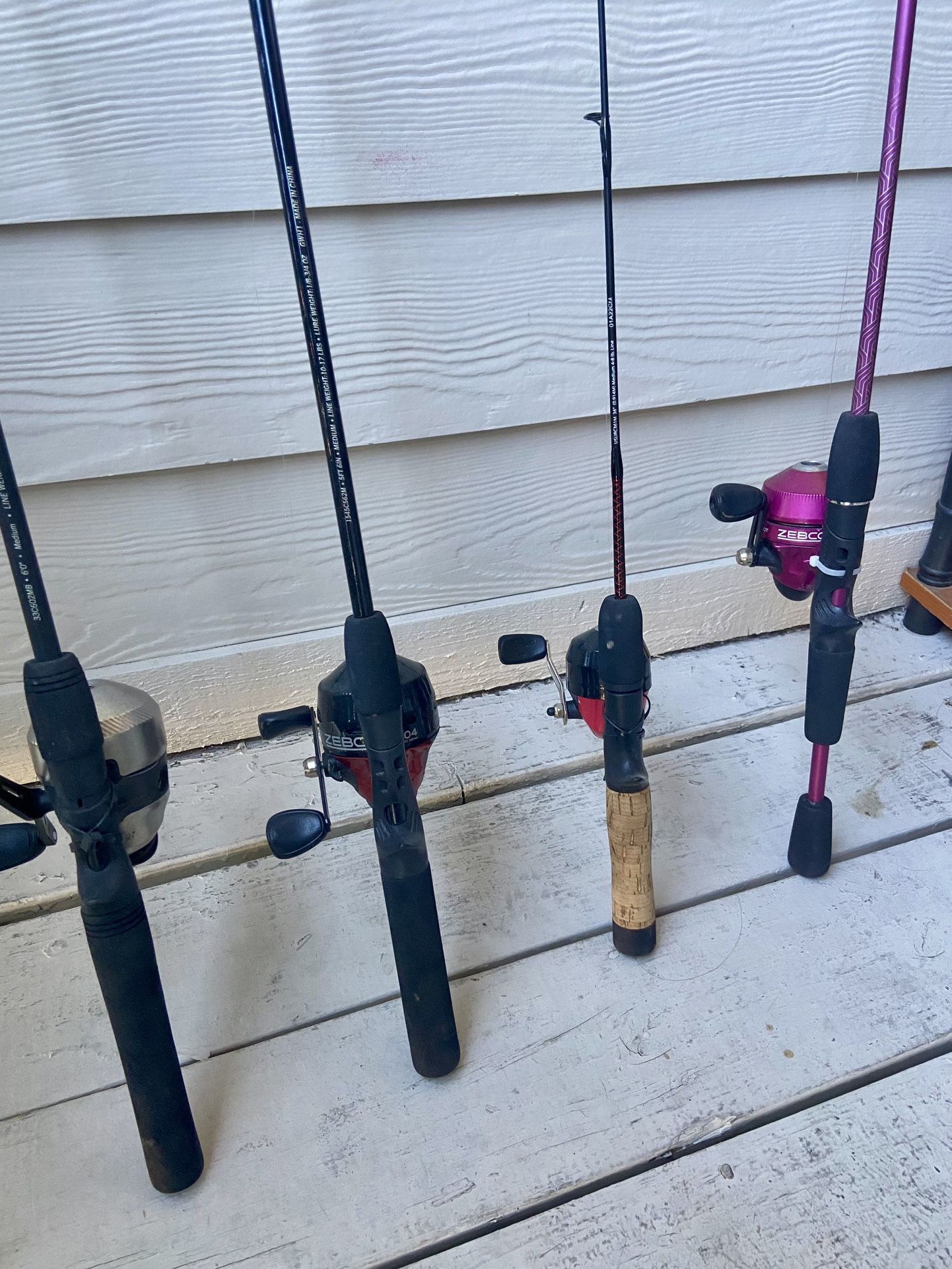 Fishing poles & Net