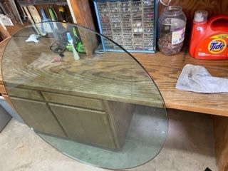 Large Round Glass Top