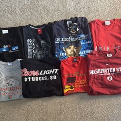 HUGE Collection Of Vintage Shirts, Sweaters, Shoes, and Hats!