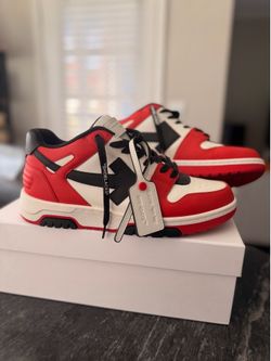 Off white out of office sneakers  size 10