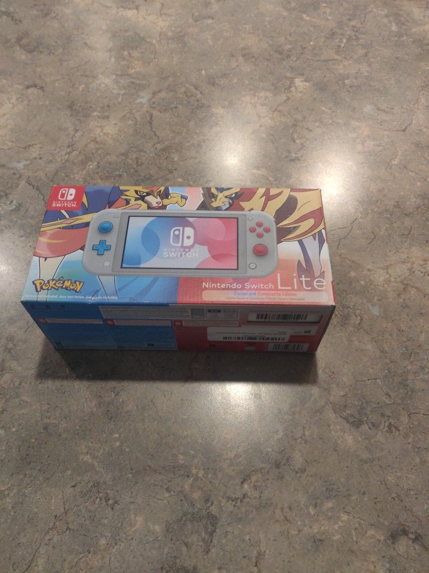 Nintendo Switch Lite Sword And Shield Edition New In Box