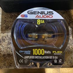 New Genius Audio 8 Gauge Car Amplifier Wiring Kit $30 Each  