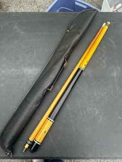 Vintage Two Piece Pool Cue w/ Case – Wood Cue Stick